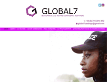 Tablet Screenshot of global7casting.com